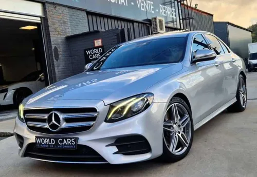 Mercedes-Benz E 220 d PACK AMG - BOITE AUTO - VIRTUAL COCKPIT - ECLAIRAGE D AMBIANCE - TOIT OUVRANT - BURMESTER - CUIR NOIR - FULL OPTIONS