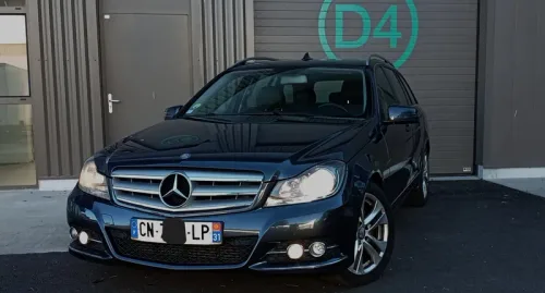 Mercedes Classe C 2.2 L. Cdi AVANT GARDE EXECUTIVE , Révisions + C.T. Faits, Attelage élect. GPS, Clim, Cuir, , Radars Av./Ar., JA 17’’, barres de toit…