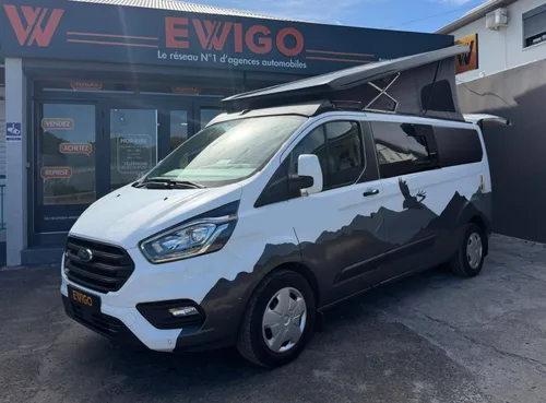 FORD TRANSIT CUSTOM PANAMA P54 2.2L 130CH - VAN AMÉNAGÉ - TRÈS BIEN ÉQUIPÉ