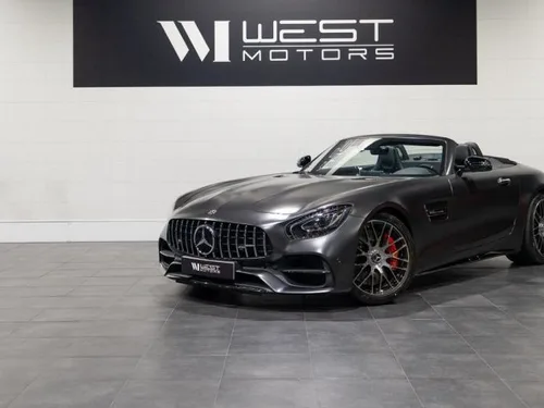 Mercedes AMG GT C Roadster Edition 50 V8 4.0 557 – 1ère main Française 1 OF 500 Burmester Roues AR Directrices Echap Sport 1369EMOIS