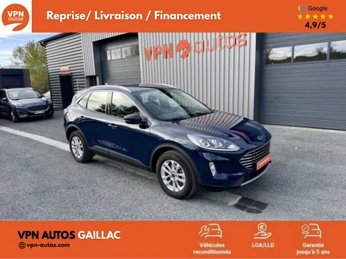 FORD KUGA 2.5 Duratec 190 ch FlexiFuel FHEV E85 Powershift Titanium ***GARANTIE 3 ANS OFFERTE JUSQU'AU 31 OCTOBRE 2026***