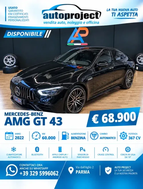 Mercedes-Benz AMG GT 43 mhev (eq-boost) Premium Plus 4matic+ auto