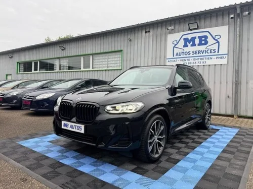 BMW X3 G01 20d 190 ch X-Drive BVA8 Pack M 50 Years – 2022 39 990 km 1er Main Garantie 12 Mois