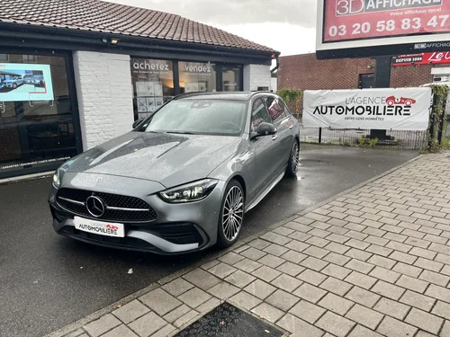 Mercedes-Benz Classe C BREAK MHEV 2.0 300D 265 Ch AMG LINE - ENTRETIEN MERCEDES SIEGES ELETRIQUES - 360°