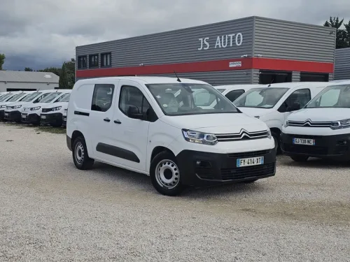Citroen BERLINGO VAN XL 850KG BLUEHDI 100 S&S CABINE APPROFONDIE GPS CARPLAY GRIP CONTROL