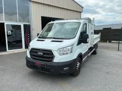 Ford transit benne / 129cv / longue benne / grand coffre / entretiens a jour