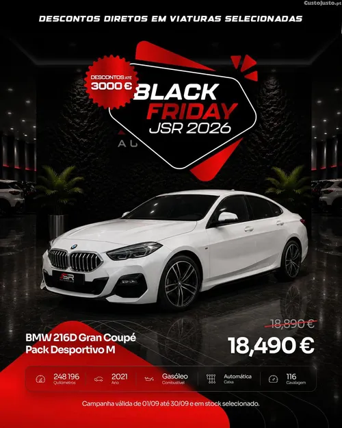 BMW 216 Gran Coupé d Pack Desportivo M