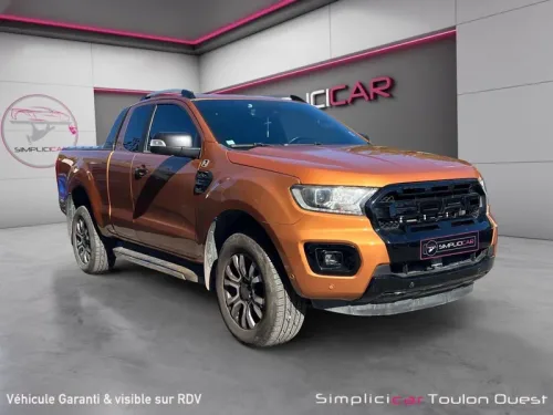 Ford ranger super cabine 2.0 ecoblue 213 bv10 wildtrak / garantie 12 mois / courroie 2025
