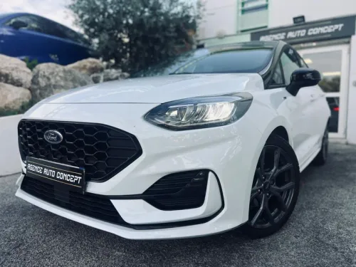 FORD Fiesta 1.0L 95CH FLEXIFUEL ST-LINE + CARPLAY + PACK CARBONE + CLIM AUTO + GARANTIE 12 MOIS