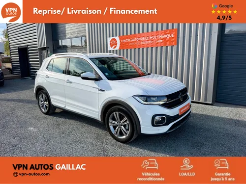 VOLKSWAGEN T-CROSS 1.0 TSI 110 Start/Stop BVM6 R-Line ***GARANTIE 3 ANS OFFERTE JUSQU'AU 31 OCTOBRE 2026***