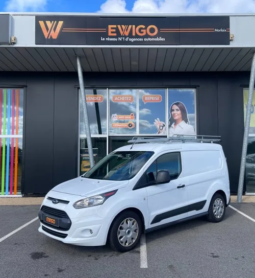 FORD Transit Connect FOURGON 1.5 TDCI 75 CH L1 / GALERIE / TVA RECUPERABLE PRIX AFFICHE TTC