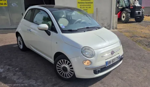 Fiat 500 garantie 6 mois 1.2 essence 69ch