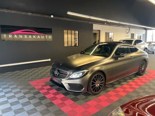 Mercedes-Benz CLASSE C COUPE 220 D 170ch + SUIVI MERCEDES + ORIGINE FRANCE + TOIT OUVRANT + CARPLAY + CAMÉRA 360 + SIÈGES ÉLECTRIQUES + KEYLESS GO