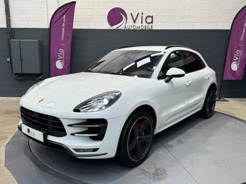 Porsche MACAN Turbo 3.6 V6 400 ch PDK Cuir rouge Pack Carbone