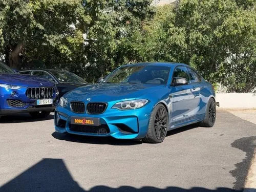BMW M2 Coupé F87 3.0 6 cylindres 370 ch DKG – Long Beach Blue M Performance