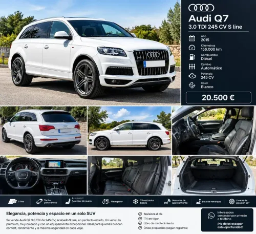 Audi Q7 3.0TDI Ambition 245 Tiptronic