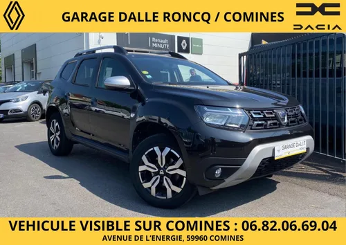 Dacia Duster PRESTIGE blue DCI 115 cv Clim gps CarPlay caméra radars Bluetooth 1 ère main