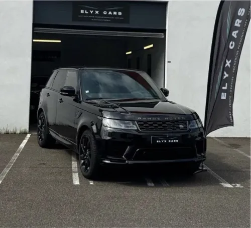 RANGE ROVER SPORT II P400e HSE 404CH Santorini BLACK - PACK SHADOW ATLAS - GARANTIE CONSTRUCTEUR JUSQU’EN 2027 - SUIVI LAND ROVER