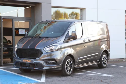 FORD TRANSIT CUSTOM FOURGON 290 2.0 BVA ECOBLUE 185 L1H1 COURT / MAINTIEN DE VOIE / REGULATEUR ADAPTATIF / XENON