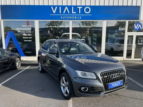 AUDI Q5 Quattro 2.0 TDI 177 S-tronic S-Line Carplay Attelage (Suivi complet)