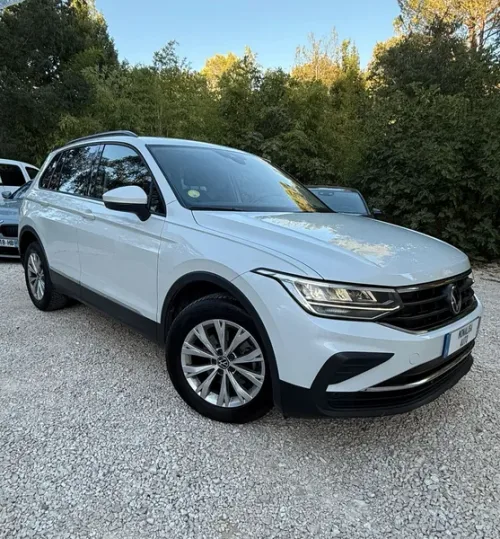 Volkswagen Tiguan 2.0 TDI 150 ch DSG7 Life Plus - 2023 - Blanc Nacré Oryx - 1ère Main-Carplay- Caméra- Garantie 12 mois