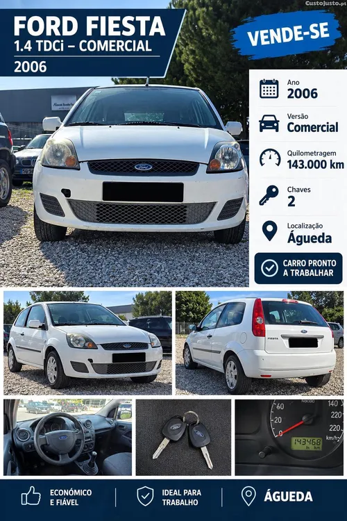 Ford Fiesta 1.4 Tdci Sportvan (Iv) 144.000km's