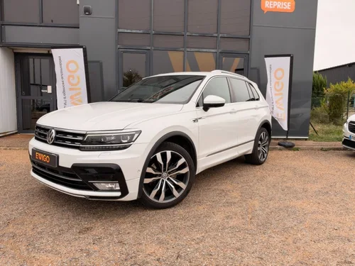 VOLKSWAGEN TIGUAN 2.0 TDI 240 Ch R-LINE EXCLUSIVE 4MOTION DSG TOIT OUVRANT CAMERA 360° ATTELAGE ESCAMOTABLE