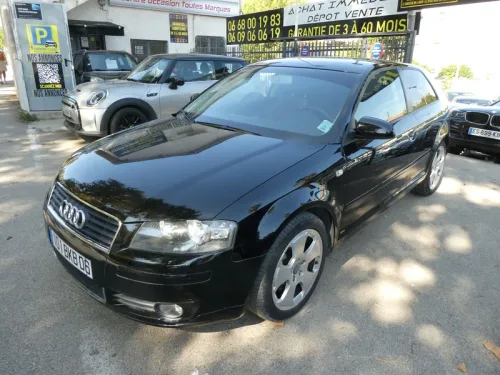 Audi a3 2,0 fsi 150 cv ambition luxe 3 portes couleur noir 40000 kms