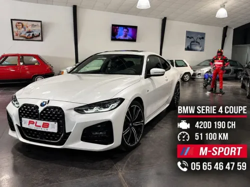 Bmw SERIE 4 COUPE (G22) 420DA 190CH M SPORT 08/2022 51 100 KM