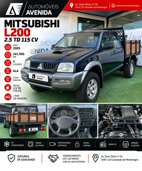 Mitsubishi L200 2.5 TD CD 3.5