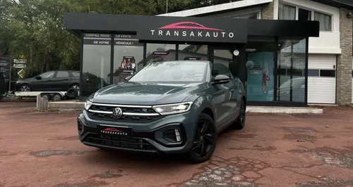 Volkswagen T Roc R-Line Cabriolet 150ch VOLANT ET GES CHAUFFANTS CHARGEUR INDUCTION PACK DESIGN BLACK STYLE GARANTIE CONSTRUCTEUR