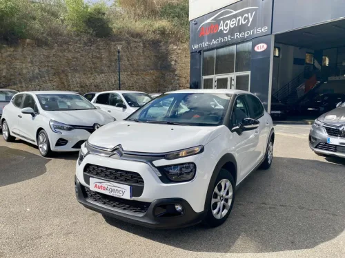 4 991 HT CITROEN C3 SOCIETE PHASE II 1.5 l BLUEHDI 100 CH FEEL 2 PLACES / TVA RECUPERABLE / HISTORIQUE ENTRETIENS COMPLET / BOITE 6 VITESSES / ECRAN / BLUETOOTH