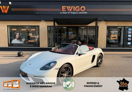 Porsche 718 boxster 2.0 300ch jantes s cuir etendu bordeaux entretiens rapport piwis