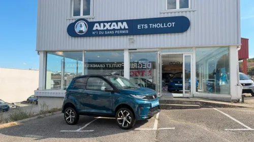 Voiture Sans Permis AIXAM CROSSOVER PREMIUM BLEU COLVERT ETS THOLLOT AIXAM