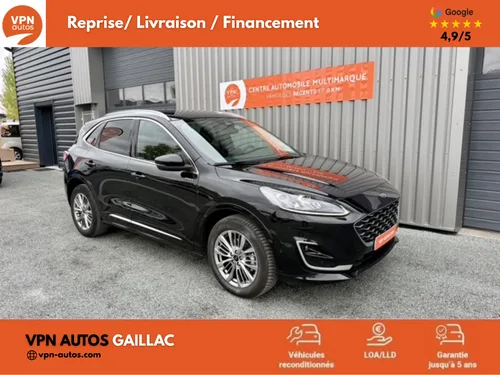FORD KUGA 2.5 Duratec 190 ch FlexiFuel FHEV E85 Powershift Vignale (Ethanol) ***GARANTIE 3 ANS OFFERTE JUSQU'AU 31 OCTOBRE 2026***