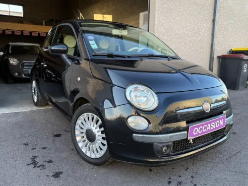 FIAT 500 1.2 69 ch - essence - toit panoramique - clim