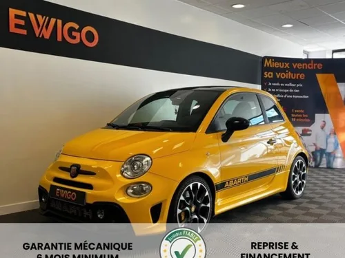 Abarth 500 595 1.4 T 180 ch COMPETIZIONE BVA   SIEGES BAQUETS SABELT CARBONE TOIT OUVRANT
