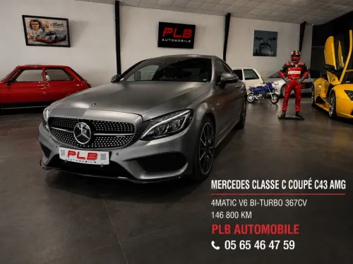 Mercedes CLASSE C COUPE 43 AMG COUPE 4MATIC BI-TURBO V6 9G-TRONIC 367 CV ECHAP AMG PERFORMANCE PLB