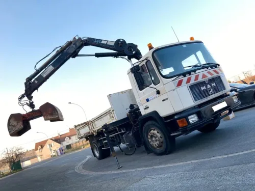 Man tge 310 / 18 tonnes / grue, tri-benne, pince de tri